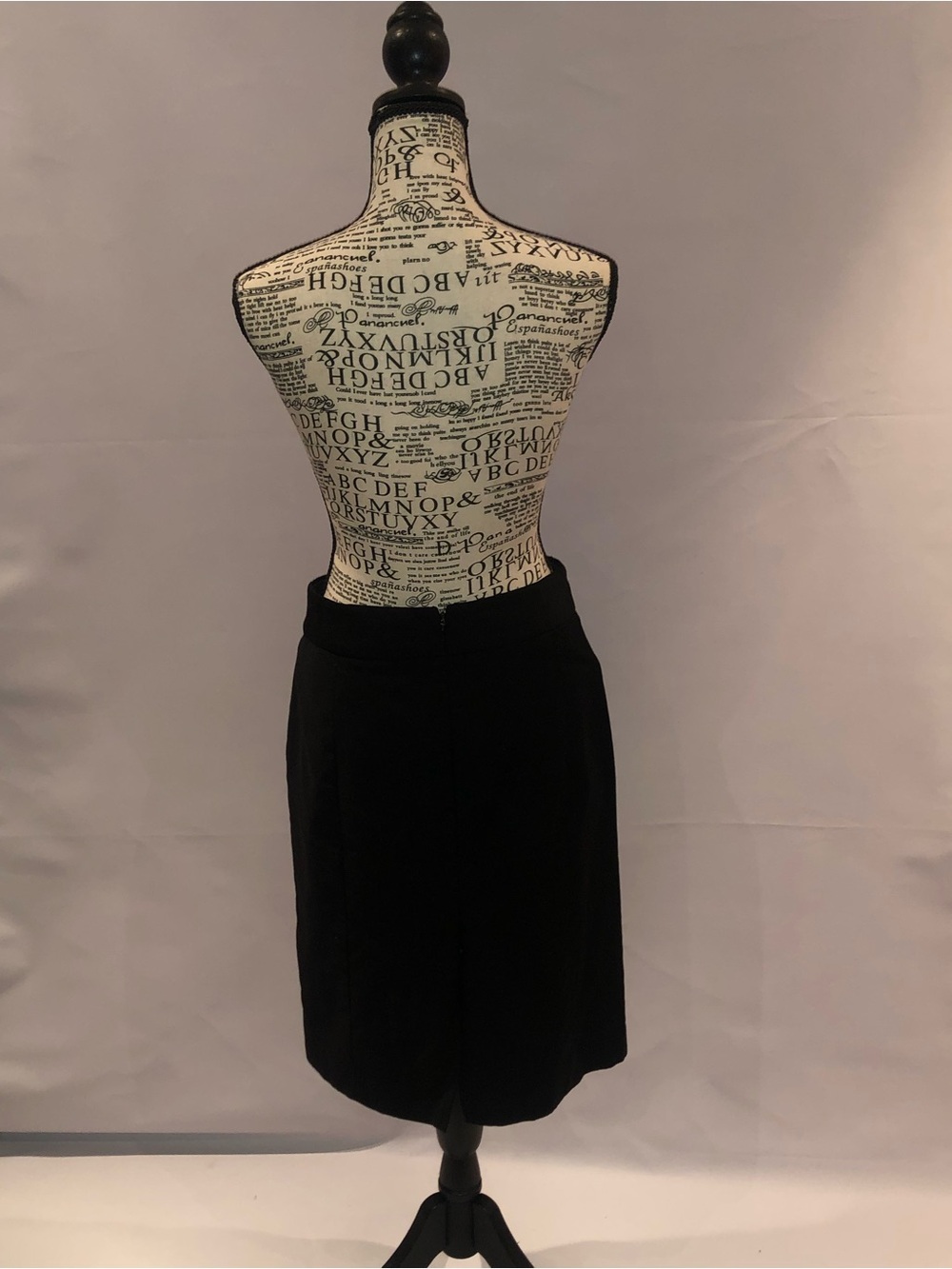 J. Crew Black Midi Skirt - Tailored A-Line